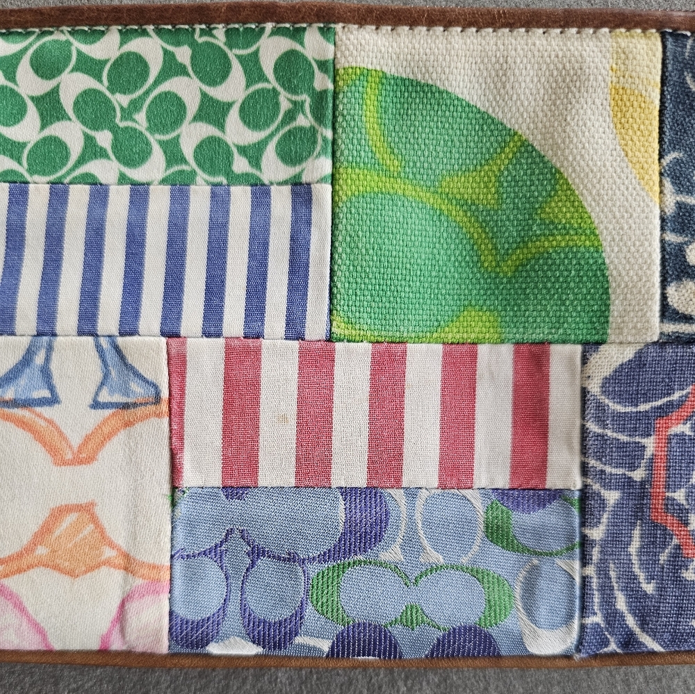 Coach Multicolor Patchwork Wristlet Guc - image 4